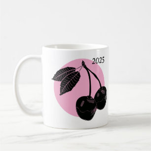 Körsbär 2025 kaffemugg