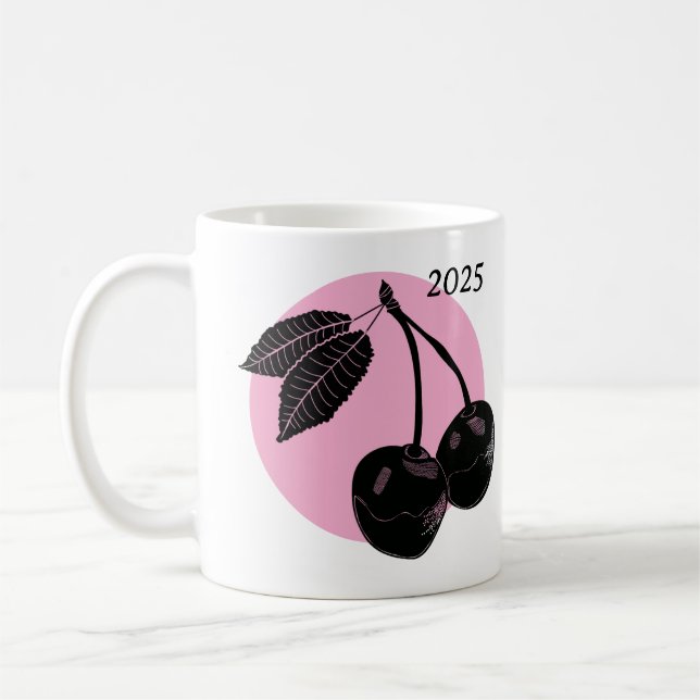 Körsbär 2025 kaffemugg (Vänster)
