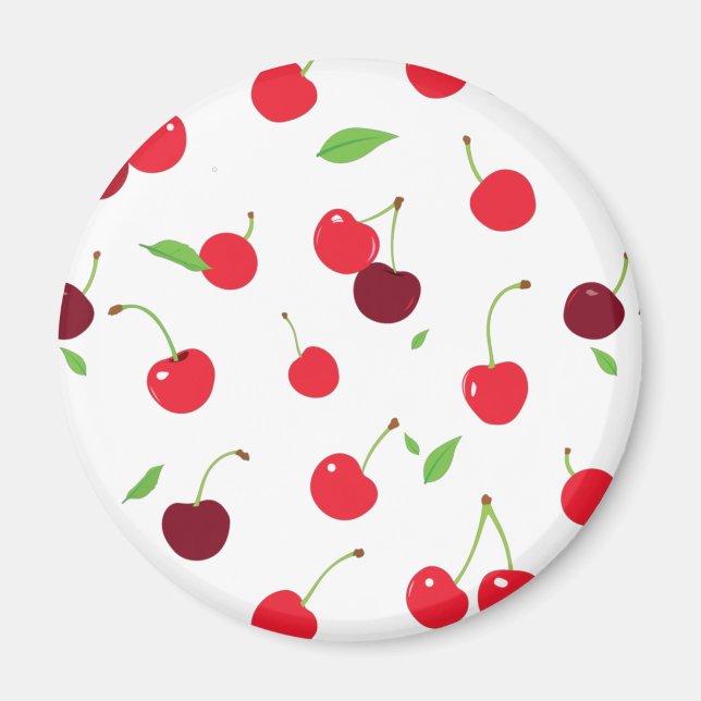 Körsbär 4 magnet (Framsidan)