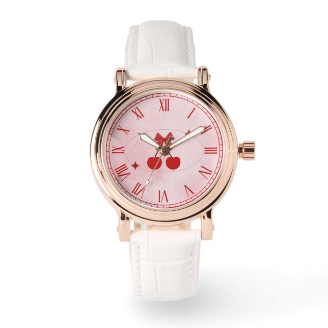 Körsbär Armbandsur (Framsida)
