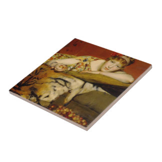 Körsbär av Lawrence Alma-Tadema Kakelplatta