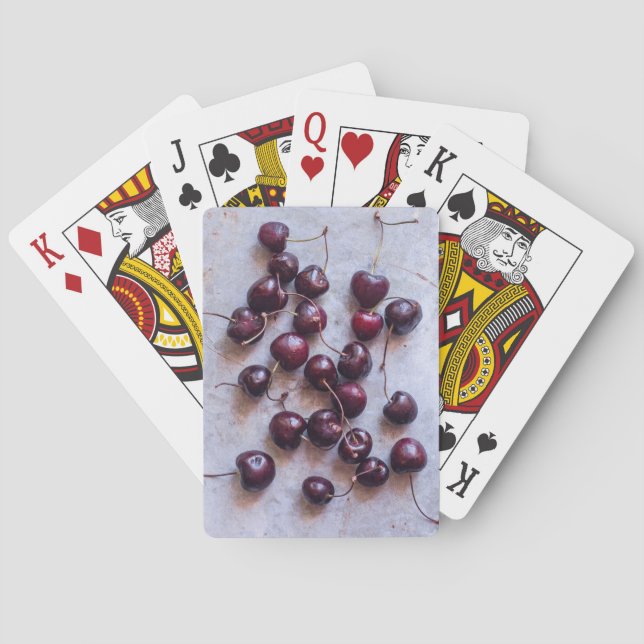 Körsbär Casinokort (Baksidan)