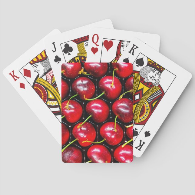 Körsbär Casinokort (Baksidan)