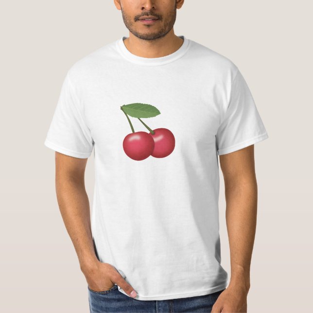Körsbär Emoji Tee Shirt (Framsida)