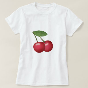 Körsbär Emoji Tee Shirt