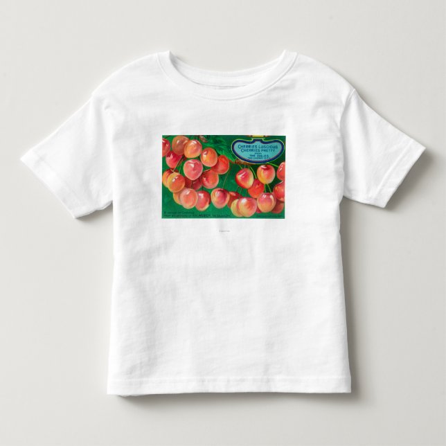 Körsbär från den körsbärsröda CityThen Dalles, T-shirt (Framsida)