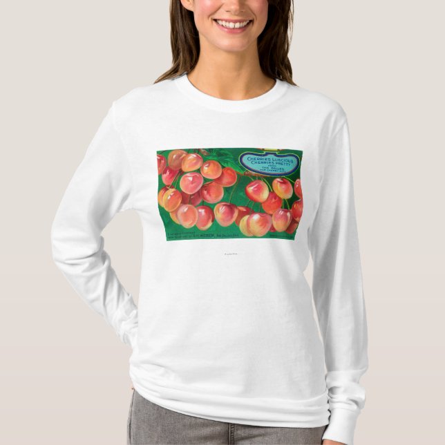 Körsbär från den körsbärsröda CityThen Dalles, Tee Shirt (Framsida)