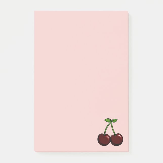 Körsbär - Fruktsamling - Post-it Block (Framsida)