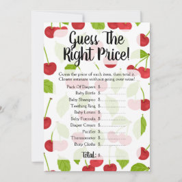 Körsbär gissar att Prisa babyskor spelar