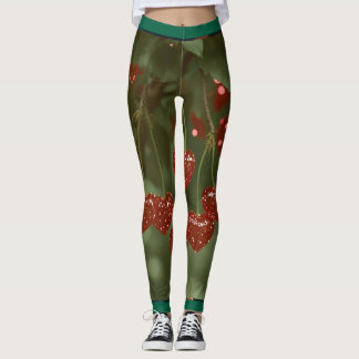 Körsbär hårt leggings