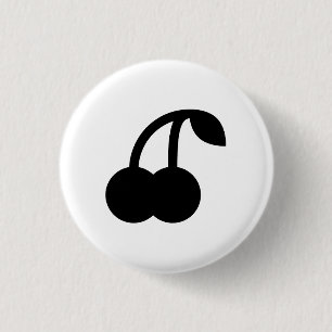 "Körsbär knäppas Pictogram Knapp