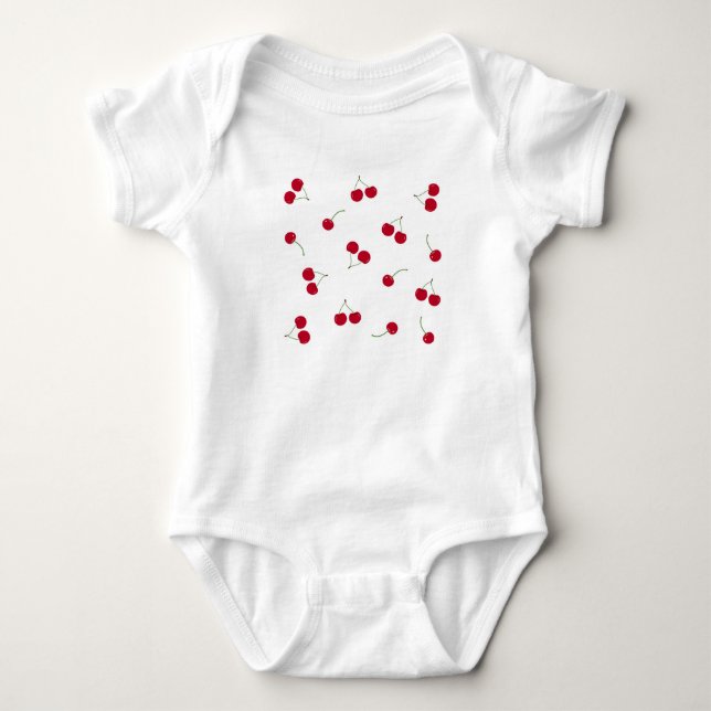 Körsbär Körsbär T Shirt (Framsida)
