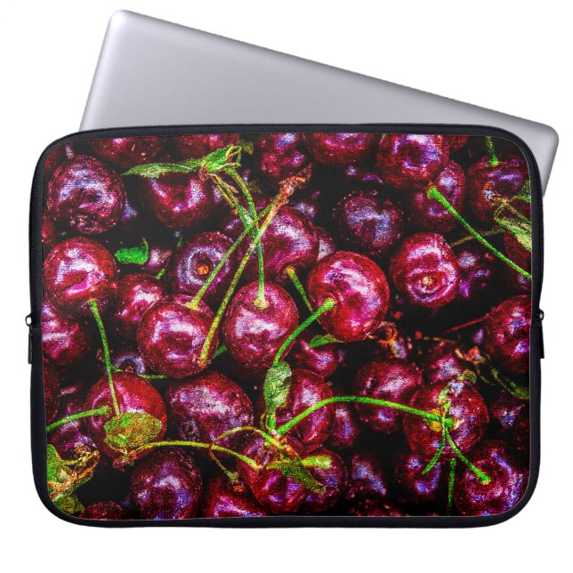 Körsbär Laptop Fodral (Framsidan)