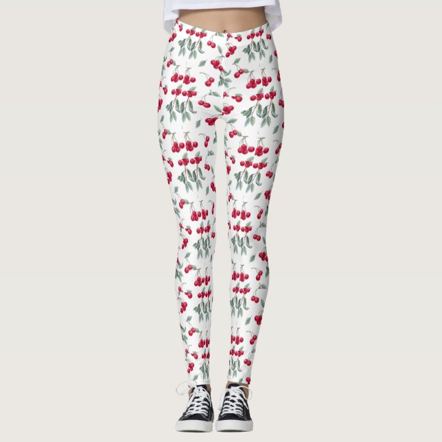 Körsbär Leggings (Framsida)