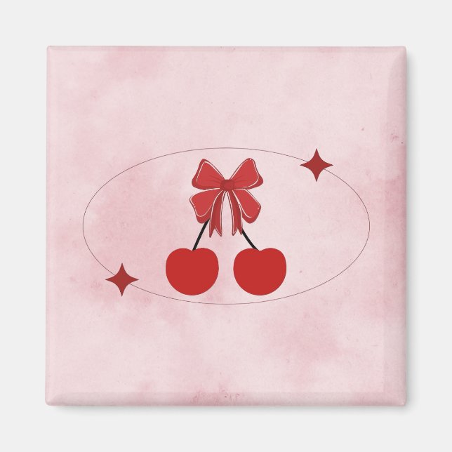 Körsbär Magnet (Framsidan)