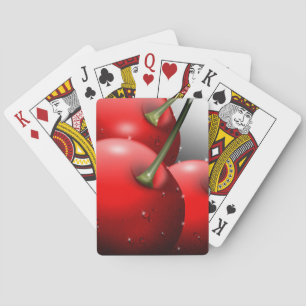 Körsbär med dryga droppar casinokort