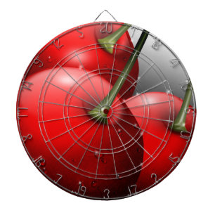 Körsbär med dryga droppar darttavla