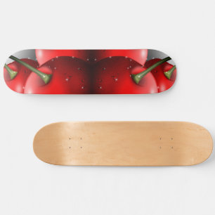 Körsbär med dryga droppar mini skateboard bräda 18,5 cm
