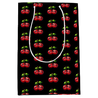 Körsbär med smiley face