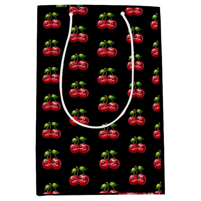 Körsbär med smiley face (Framsidan)