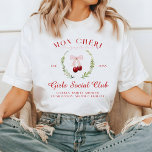 Körsbär överst | Bachelorette Bridesmaid T Shirt<br><div class="desc">Perfektens bachelorettskjortor för hela brudens sida! Perfekten för din besättning att få all uppmärksamhet överallt du och dina gals går! Kan anpassas för brudgumm, groomsman, budens mamma etc. Underbar även för bilfester! Dessa utformningar kan vara personlig för ditt särskilda tillfälle och skulle vara perfekt för din familjefolk, möhippa, förlovningsfest, födelsedagsfest...</div>