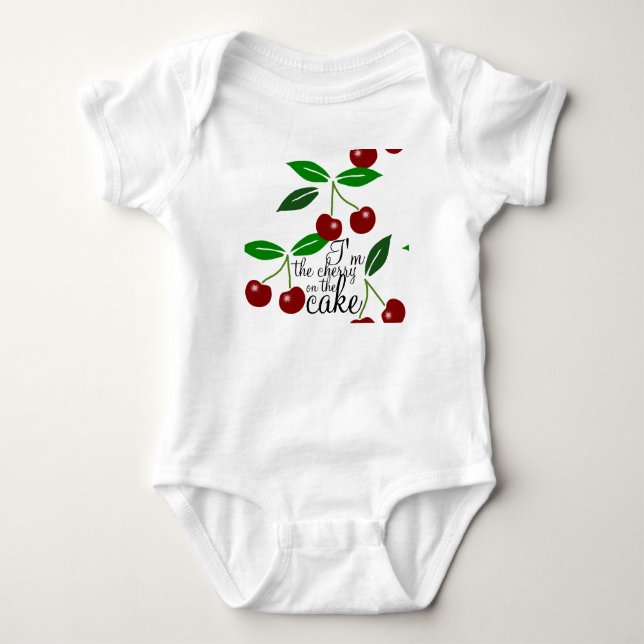 Körsbär på kummeln t shirt (Framsida)