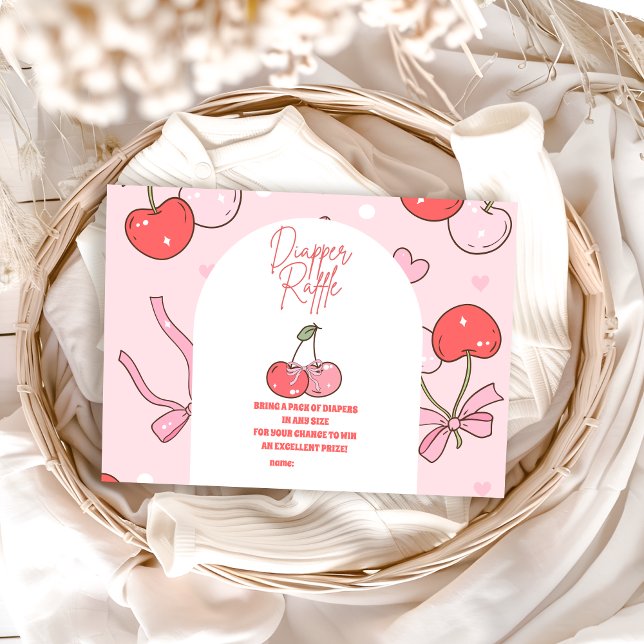 Körsbär på toppen Blöja Lotteri Tilläggskort (Skapare uppladdad)