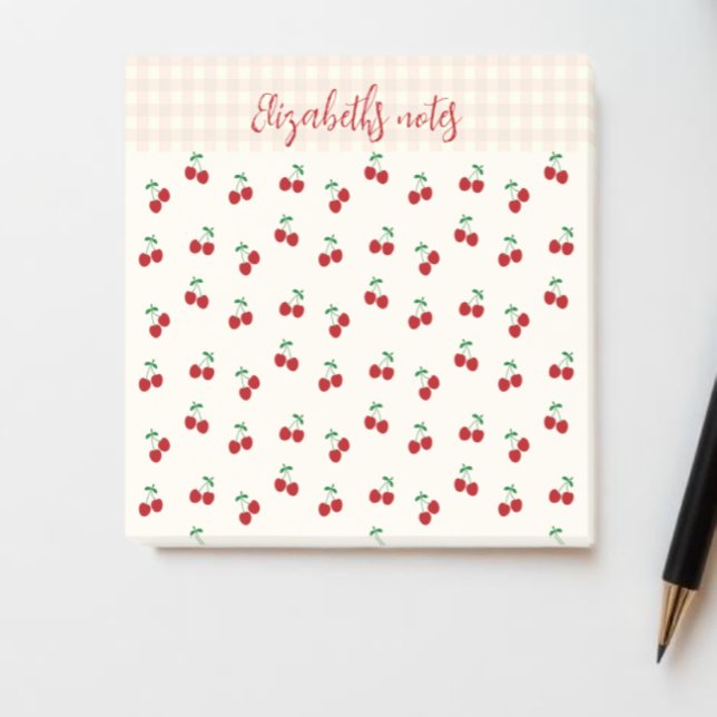 Körsbär Post-it Block (Skapare uppladdad)