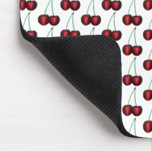 Körsbär Ripe Red Cherry Summer Fruit Print Musmatta