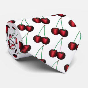 Körsbär Ripe Red Cherry Summer Fruit Print Slips
