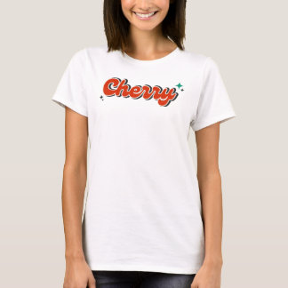 "Körsbär" Skriv ut T Shirt