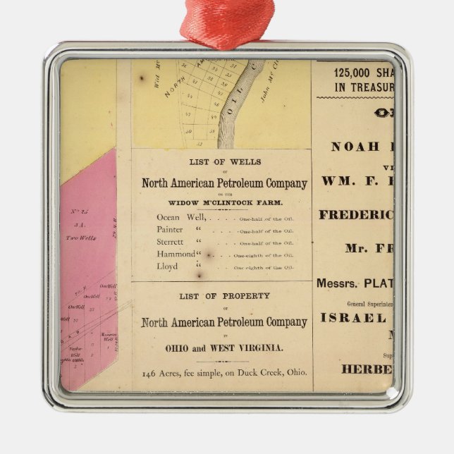 Körsbär Springa egendom Julgransprydnad Metall (Framsidan)