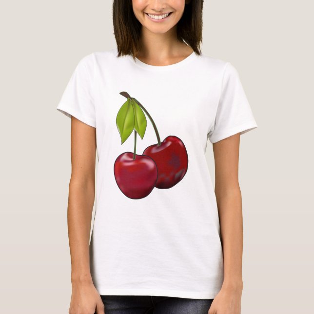 Körsbär T-shirt (Framsida)