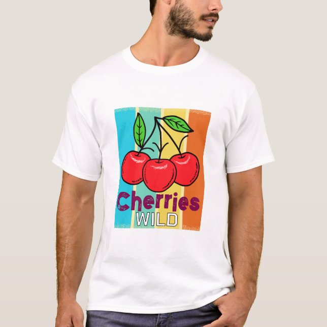 Körsbär T Shirt (Framsida)