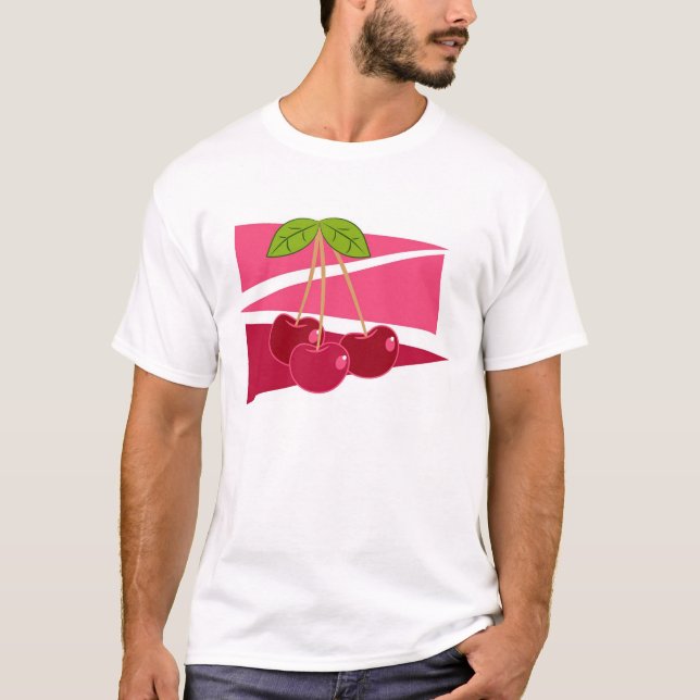 Körsbär T Shirt (Framsida)