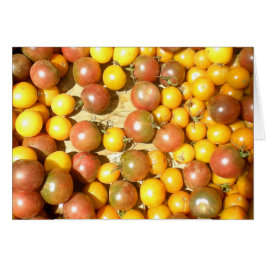 Körsbär Tomato Blank Card Hälsningskort