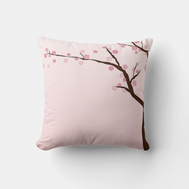 Körsbärblommar 2 kudde (Framsida)