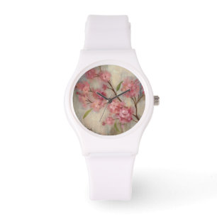 Körsbärblommar och gren armbandsur