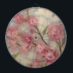 Körsbärblommar och gren piltavla<br><div class="desc">© Silvia Vassileva/vild Apple.  En avbilda av rosa körsbärblommar och dess gren. En urblekt bakgrund av olikt skuggar av färger kan också ses i avbilda.</div>
