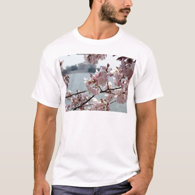 Körsbäret blomstrar i Washington DC T Shirt (Framsida)