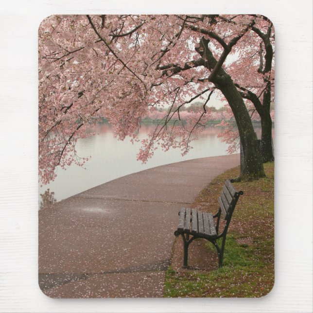 Körsbäret blomstrar Mousepad Musmatta (Framsidan)