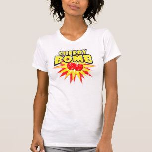 Körsbäret bombarderar t-shirt