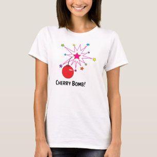 Körsbäret bombarderar t-shirt