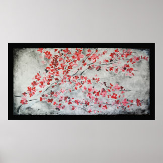 Körsbärs Blommar 1 Poster