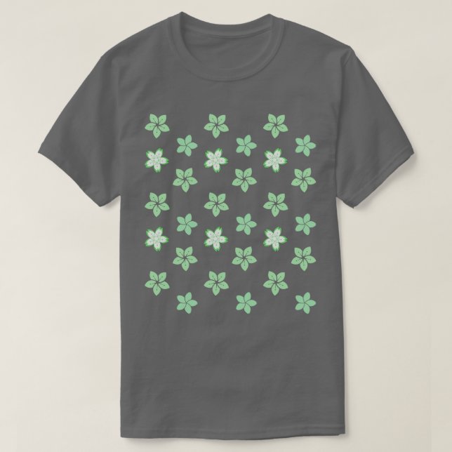 Körsbärs Blommar 7 T Shirt (Design framsida)