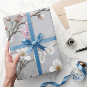 Körsbärs Blommar Abstrakt Presentpapper