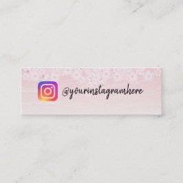 Körsbärs-Blommar affärskort av trä Mini Visitkort