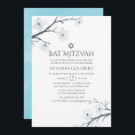 Körsbärs Blommar Blommigt Bat mitzvah Inbjudningar<br><div class="desc">Bat mitzvah inbjudningar till blommigten av vita körsbär med blommar av vattenfärg är designade för att snabbt och enkelt kunna anpassas till dina händelsespecifikationer.</div>