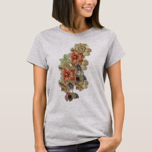 Körsbärs-Blommar bröllopsgåvor T Shirt