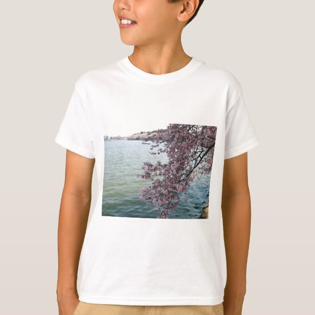 Körsbärs-Blommar i Washington DC T-shirt (Framsida)